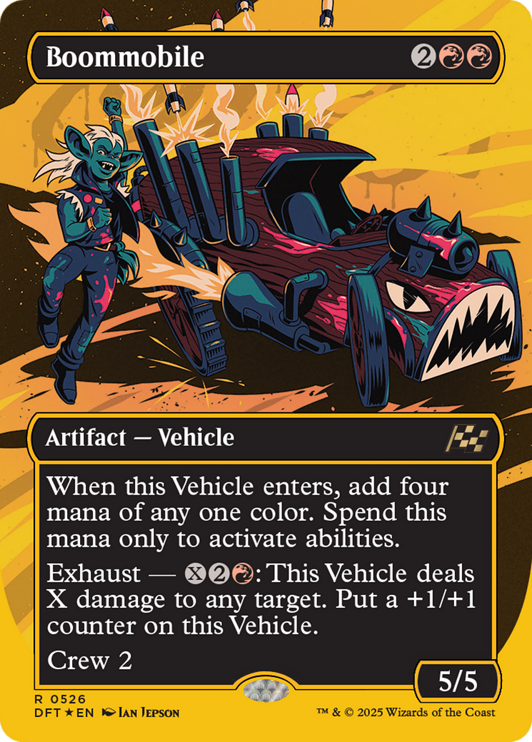 Boommobile (Borderless) (First-Place Foil) (526) [Aetherdrift] foil - Deck Out Gaming