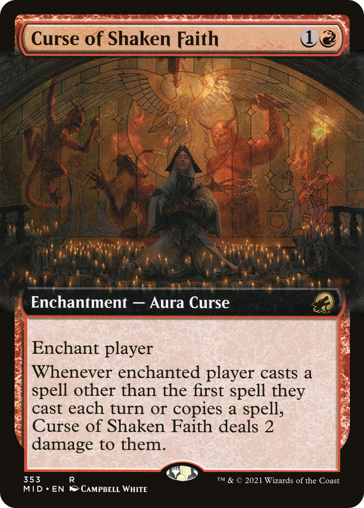 Curse of Shaken Faith (353) [Innistrad: Midnight Hunt] - Deck Out Gaming