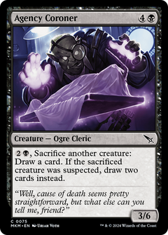 Agency Coroner (75) [Murders at Karlov Manor] foil - Deck Out Gaming