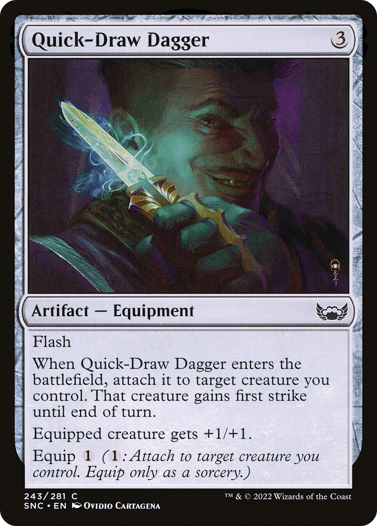 Quick-Draw Dagger (243) [Streets of New Capenna] foil - Deck Out Gaming