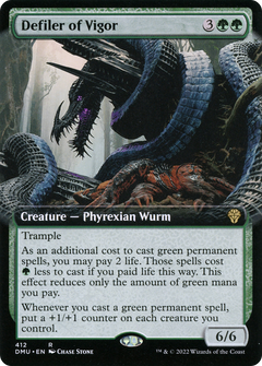 Defiler of Vigor (Extended Art) (412) [Dominaria United] - Deck Out Gaming