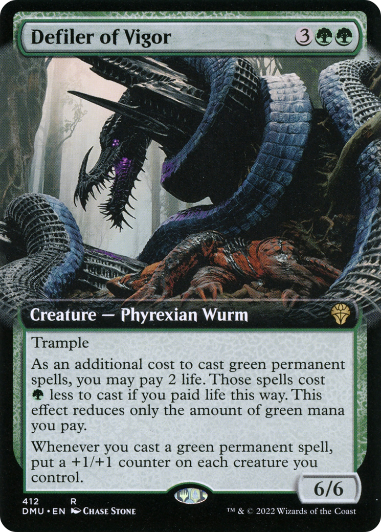 Defiler of Vigor (Extended Art) (412) [Dominaria United] foil - Deck Out Gaming
