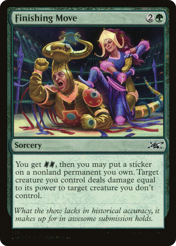 Finishing Move (Galaxy Foil) (425) [Unfinity] foil - Deck Out Gaming