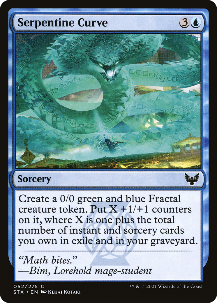 Serpentine Curve (52) [Strixhaven: School of Mages] foil - Deck Out Gaming
