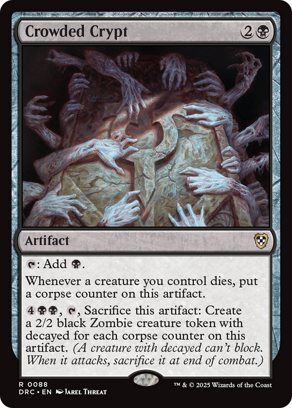 Crowded Crypt (88) [Commander: Aetherdrift] - Deck Out Gaming