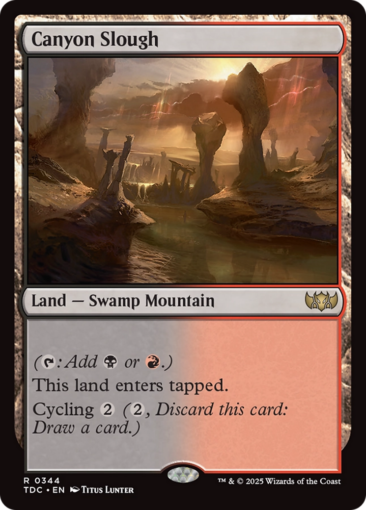 Canyon Slough (344) [Commander: Tarkir: Dragonstorm] - Deck Out Gaming