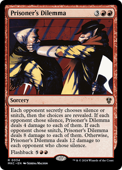 Prisoner's Dilemma (34) [Murders at Karlov Manor Commander] - Deck Out Gaming