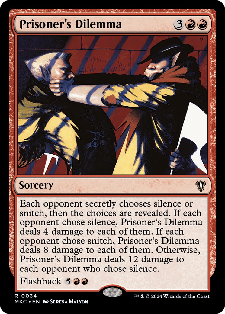 Prisoner's Dilemma (34) [Murders at Karlov Manor Commander] - Deck Out Gaming