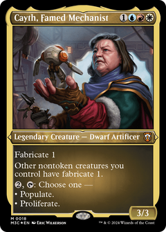Cayth, Famed Mechanist (18) [Modern Horizons 3 Commander] etched - Deck Out Gaming