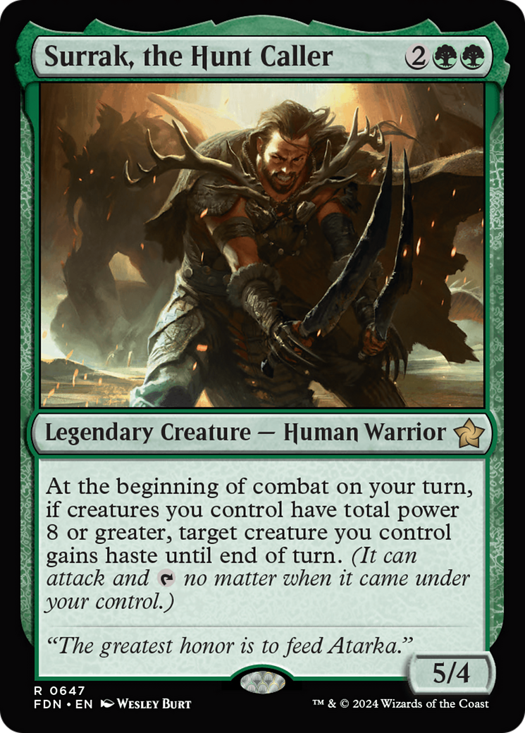 Surrak, the Hunt Caller (647) [Foundations] - Deck Out Gaming