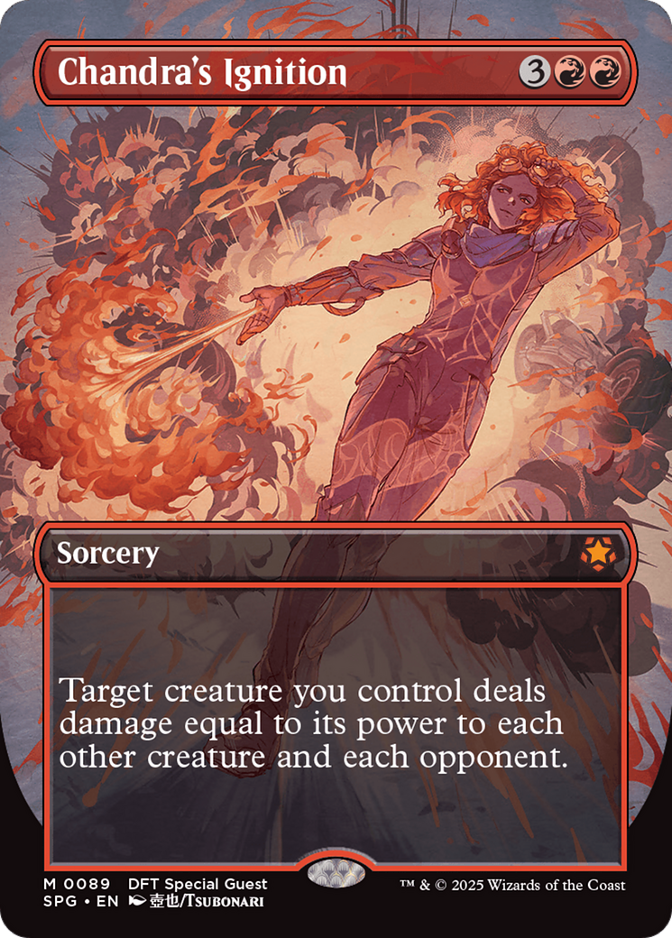 Chandra's Ignition (Borderless) (89) [Special Guests] - Deck Out Gaming