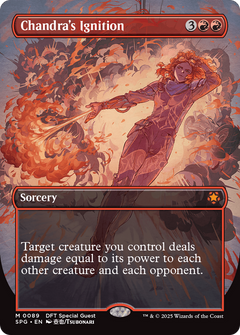 Chandra's Ignition (Borderless) (89) [Special Guests] - Deck Out Gaming