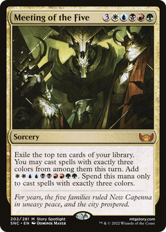 Meeting of the Five (202) [Streets of New Capenna] - Deck Out Gaming