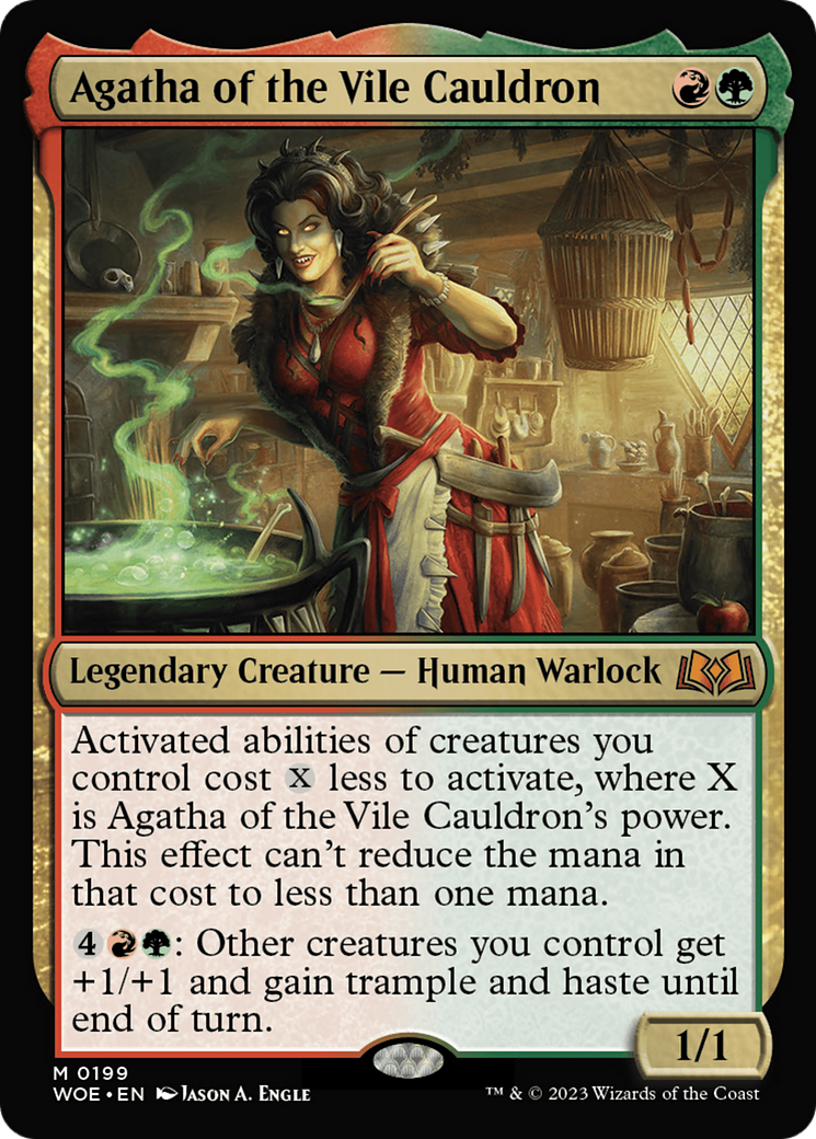 Agatha of the Vile Cauldron (199) [Wilds of Eldraine] - Deck Out Gaming