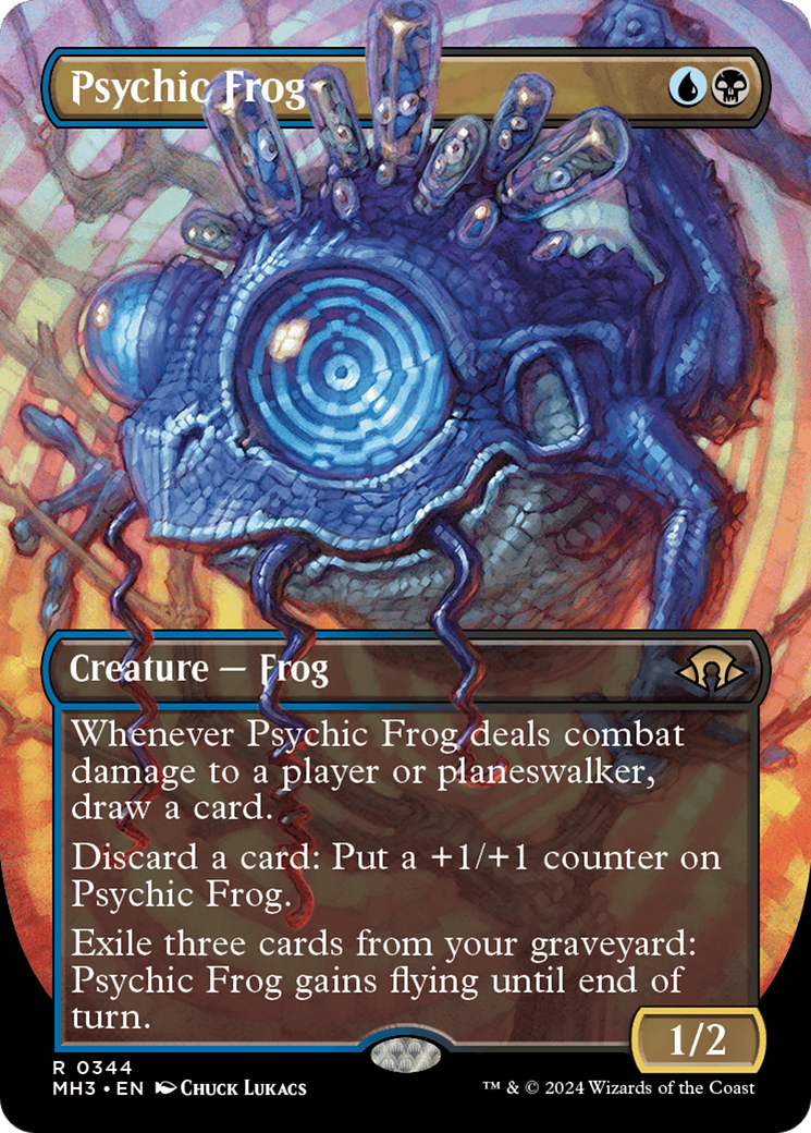 Psychic Frog (Borderless) (344) [Modern Horizons 3] foil - Deck Out Gaming