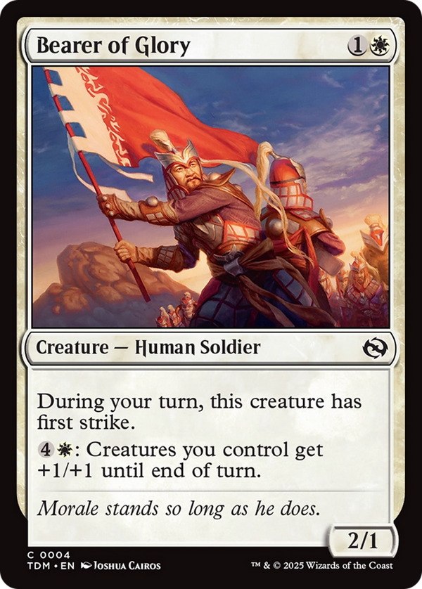 Bearer of Glory (4) [Tarkir: Dragonstorm] foil - Deck Out Gaming
