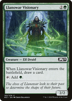 Llanowar Visionary (193) [Core Set 2021] foil - Deck Out Gaming