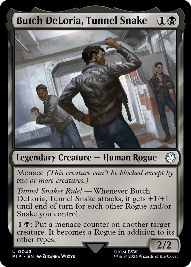 Butch DeLoria, Tunnel Snake (43) [Fallout] foil - Deck Out Gaming