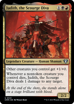 Judith, the Scourge Diva (341) [Commander Masters] foil - Deck Out Gaming