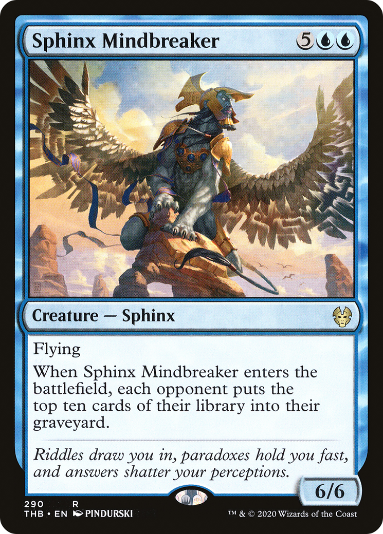 Sphinx Mindbreaker (290) [Theros Beyond Death] - Deck Out Gaming