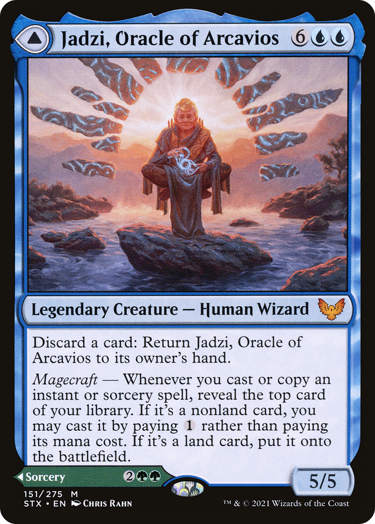 Jadzi, Oracle of Arcavios (151) [Strixhaven: School of Mages] foil - Deck Out Gaming