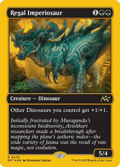Regal Imperiosaur (First-Place Foil) (470) [Aetherdrift] foil - Deck Out Gaming