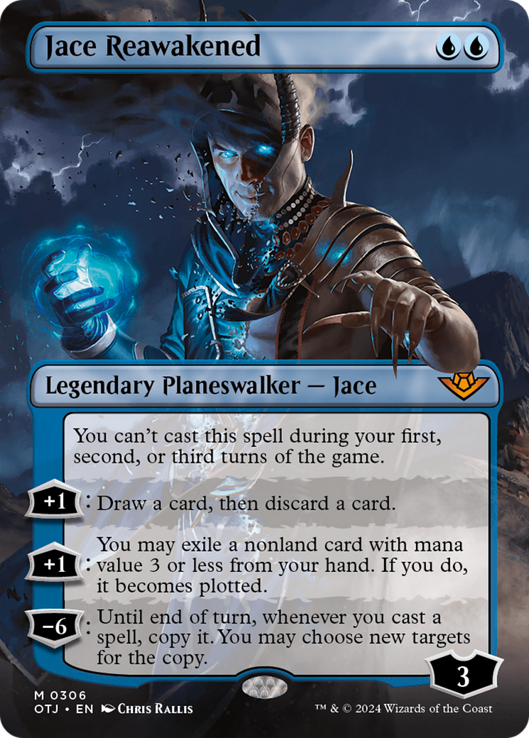 Jace Reawakened (Borderless) (306) [Outlaws of Thunder Junction] - Deck Out Gaming