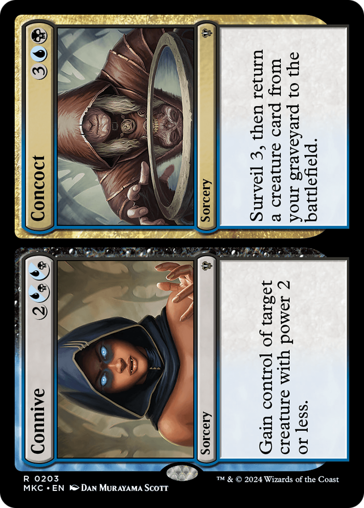 Connive // Concoct (203) [Murders at Karlov Manor Commander] - Deck Out Gaming