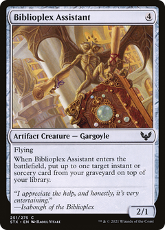 Biblioplex Assistant (251) [Strixhaven: School of Mages] foil - Deck Out Gaming