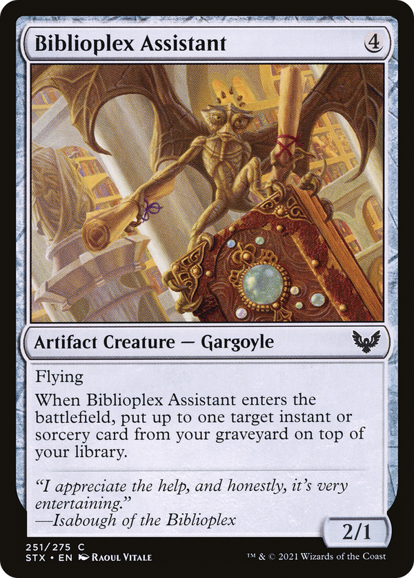 Biblioplex Assistant (251) [Strixhaven: School of Mages] - Deck Out Gaming