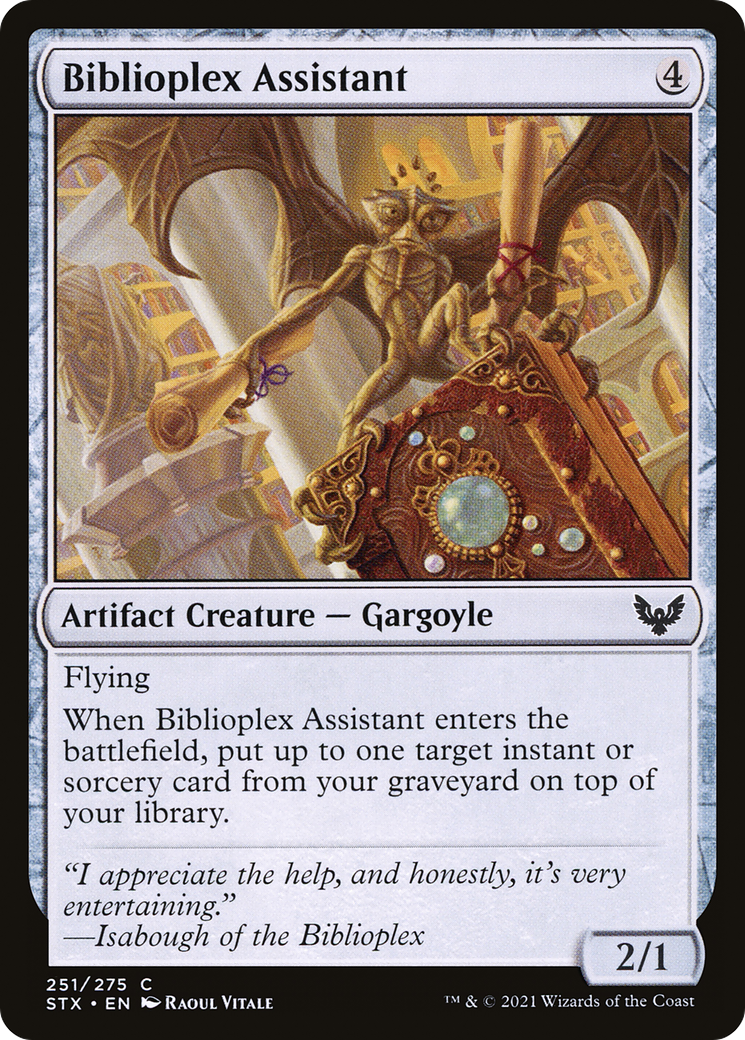 Biblioplex Assistant (251) [Strixhaven: School of Mages] - Deck Out Gaming
