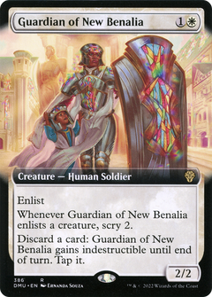 Guardian of New Benalia (Extended Art) (386) [Dominaria United] foil - Deck Out Gaming