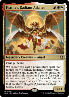 Feather, Radiant Arbiter (6) [Murders at Karlov Manor Commander] foil - Deck Out Gaming
