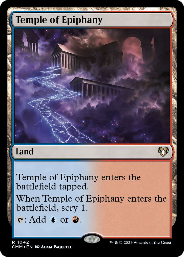 Temple of Epiphany (1042) [Commander Masters] - Deck Out Gaming