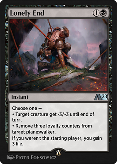 Lonely End (6) [Alchemy: The Brothers' War] - Deck Out Gaming