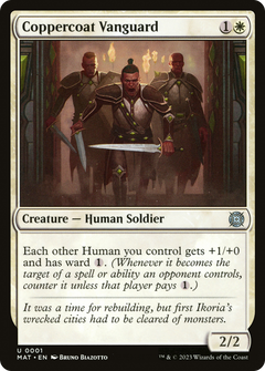 Coppercoat Vanguard (1) [March of the Machine: The Aftermath] foil - Deck Out Gaming