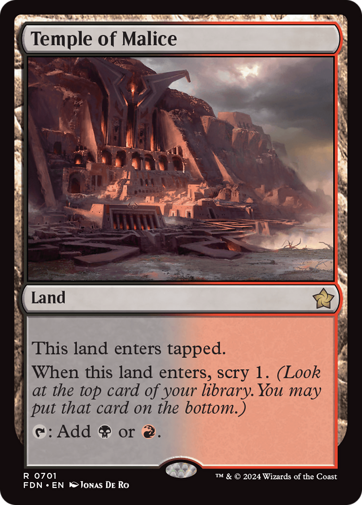 Temple of Malice (701) [Foundations] - Deck Out Gaming