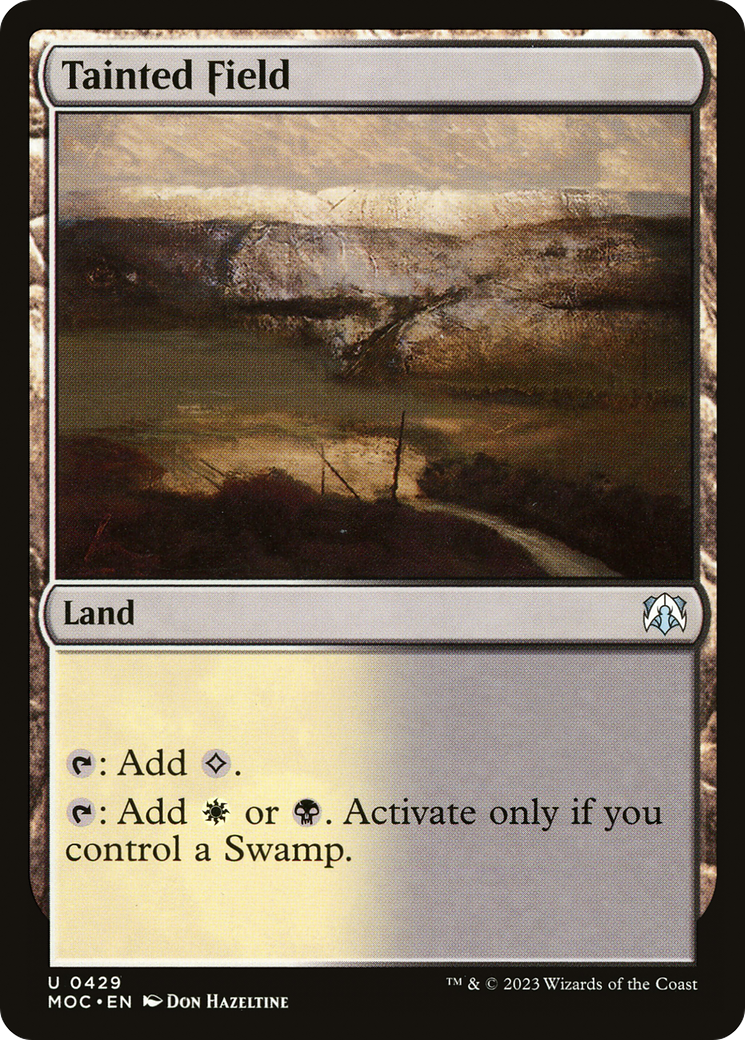 Tainted Field (429) [March of the Machine Commander] - Deck Out Gaming