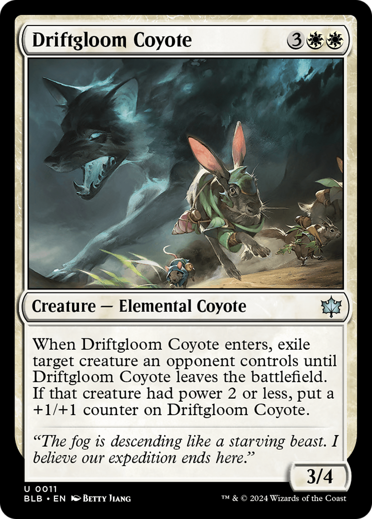 Driftgloom Coyote (11) [Bloomburrow] - Deck Out Gaming