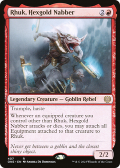 Rhuk, Hexgold Nabber (407) [Phyrexia: All Will Be One] foil - Deck Out Gaming