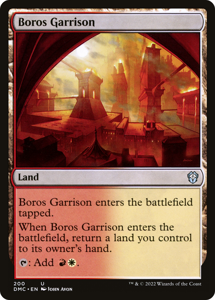 Boros Garrison (200) [Commander: Dominaria United] - Deck Out Gaming