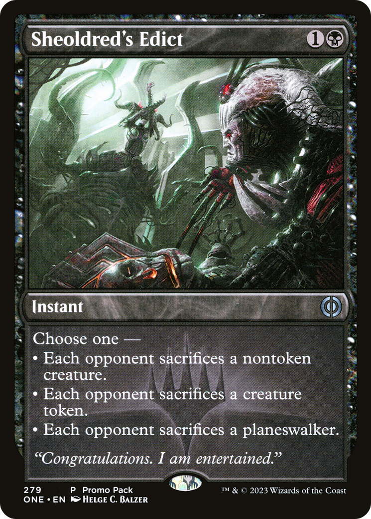 Sheoldred's Edict (279) [Phyrexia: All Will Be One] - Deck Out Gaming