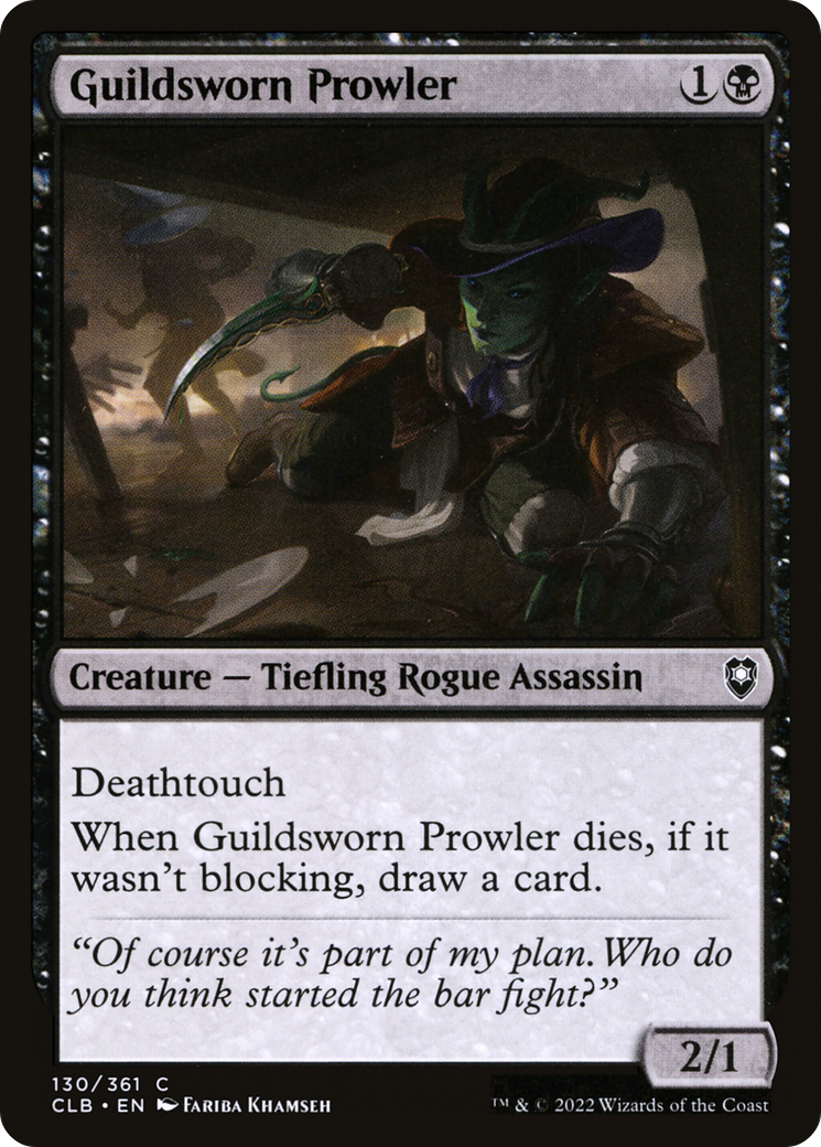 Guildsworn Prowler (130) [Commander Legends: Battle for Baldur's Gate] foil - Deck Out Gaming
