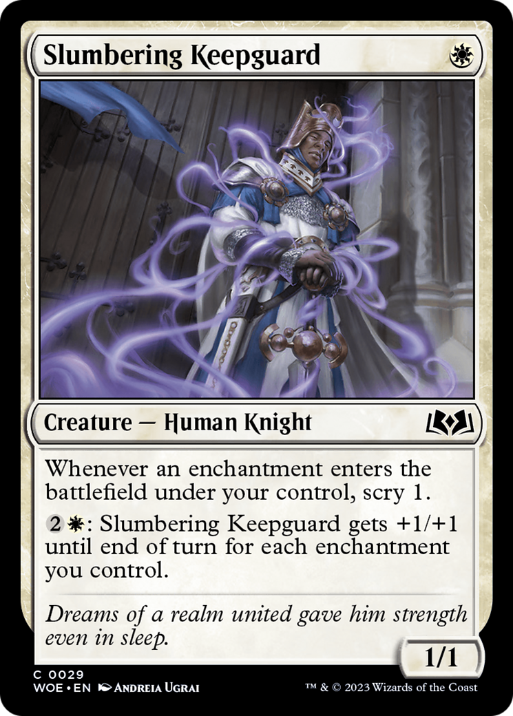 Slumbering Keepguard (29) [Wilds of Eldraine] - Deck Out Gaming