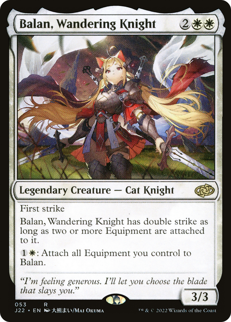 Balan, Wandering Knight (53) [Jumpstart 2022] - Deck Out Gaming