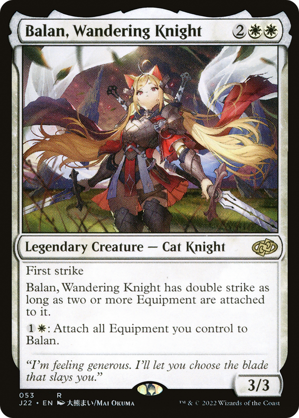 Balan, Wandering Knight (53) [Jumpstart 2022] - Deck Out Gaming
