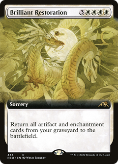 Brilliant Restoration (Extended Art) (434) [Kamigawa: Neon Dynasty] foil - Deck Out Gaming