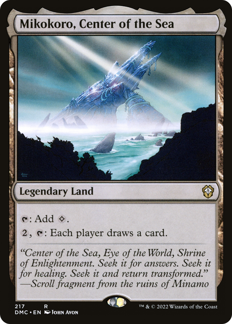 Mikokoro, Center of the Sea (217) [Dominaria United Commander] - Deck Out Gaming