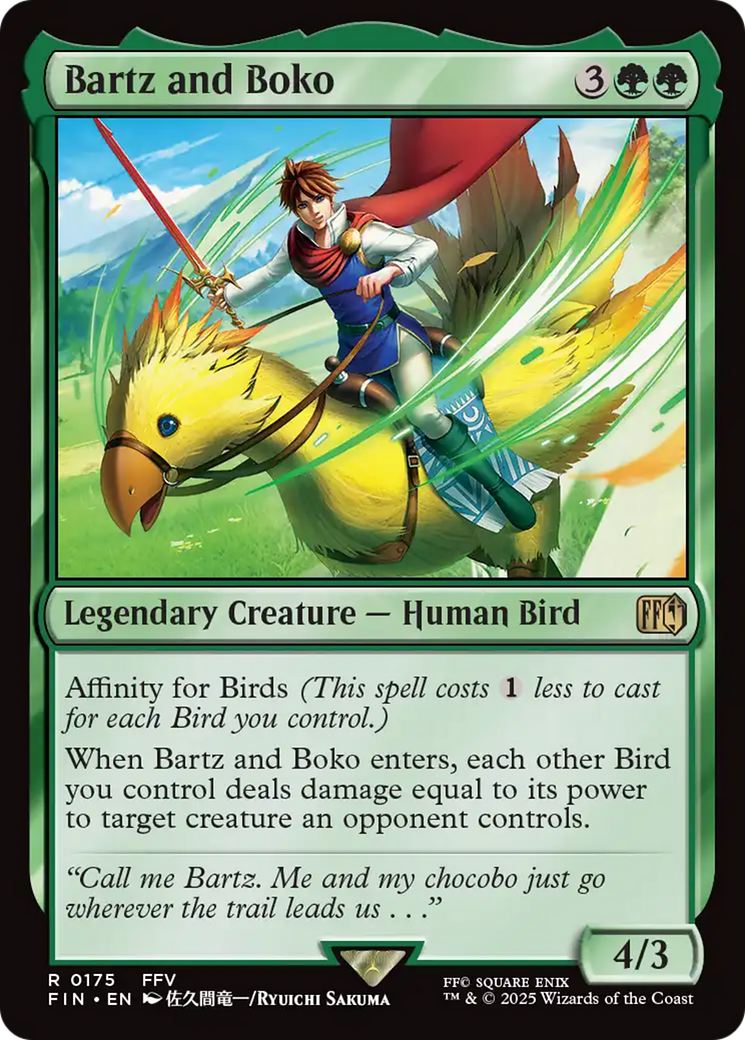 Bartz and Boko (175) [FINAL FANTASY] foil - Deck Out Gaming