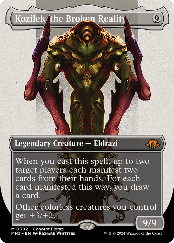 Kozilek, the Broken Reality (Borderless) (382) [Modern Horizons 3] - Deck Out Gaming